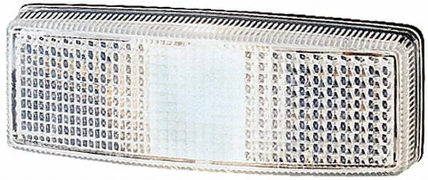 Hella - 2PF006717011 - Markierungsleuchte 5W, Rechteckig, 12V, Transparent, Verschraubt, 110x25x40mm, Hella