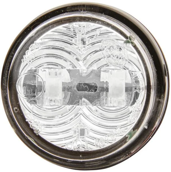 Hella - 2PF340825041 - Markierungsleuchte LED, Rund, 12V, Transparent, Verschraubt, Diameter 30mm, Hella