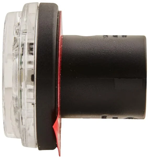 Hella - 2PF340825041 - Markierungsleuchte LED, Rund, 12V, Transparent, Verschraubt, Diameter 30mm, Hella