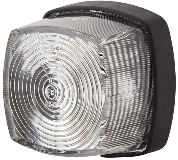 Hella - 2PF996112031 - Markierungsleuchte 5W, Quadratisch, 12V, Transparent, Verschraubt, 62xHella