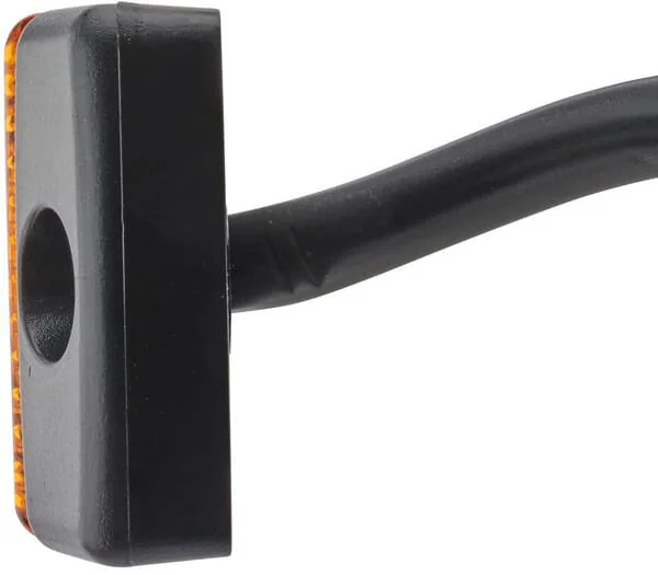 Hella - 2PS008645611 - Markierungsleuchte LED, 1,20W, Rechteckig, 24V, Gelb, Verschraubt, 130x32mm, Quick-Link, 1 LED, Hella