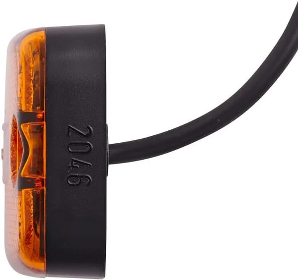 Hella - 2PS345600011 - Markerleuchte LED, 24V, Gelb, Hella
