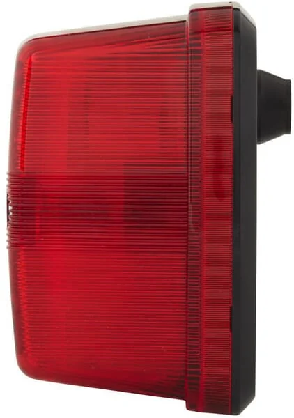 Hella - 2SA003014051 - Rückleuchte Quadratisch, 12/24V, Rot, Aufschraubbar, 84x51x84mm, Hella
