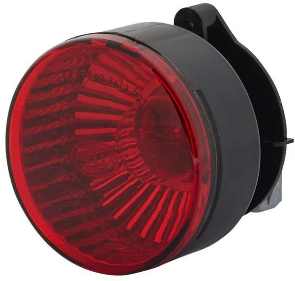 Hella - 2SB009001387 - Bremsleuchte Rund, 12V, Rot, Aufschraubbar, Diameter 66mm, Hella