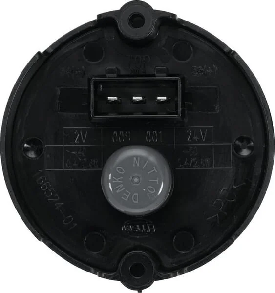 Hella - 2SB009001401 - Rückleuchte LED, Rund, 12V, Weiß, Aufschraubbar, Diameter 66mm, 12 LEDs, Hella