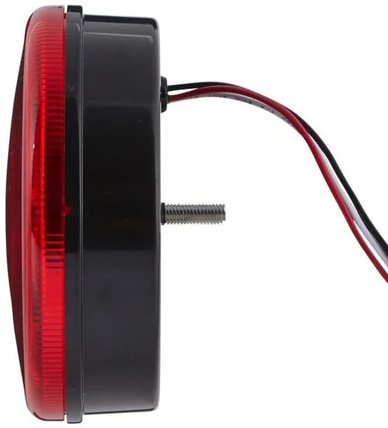 Hella - 2SB357027011 - Bremsleuchte LED, Rund, 10/30V, Rot, Aufschraubbar, Diameter 122mm, 24 LEDs, Hella Valuefit