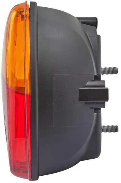 Hella - 2SD343130071 - Rückleuchte Oval, 12V, Rot/Orange, Aufschraubbar, 140,4x98,4x98,4mm, Hella
