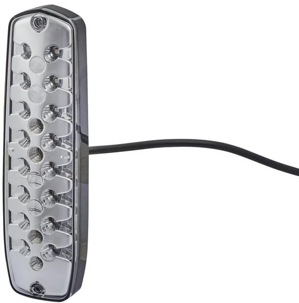 Hella - 2SD343910001 - Rückleuchte LED, Rechteckig, 12/24V, Transparent, Aufschraubbar, 24 LEDs, Hella