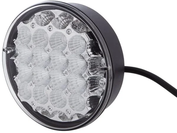 Hella - 2SD344200001 - Rückleuchte LED, 4,50W, Rund, 12/24V, Gelb/Transparent, Aufschraubbar, Diameter 122,5mm, 24 LEDs, Hella