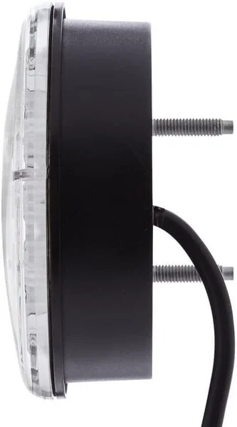 Hella - 2SD344200001 - Rückleuchte LED, 4,50W, Rund, 12/24V, Gelb/Transparent, Aufschraubbar, Diameter 122,5mm, 24 LEDs, Hella