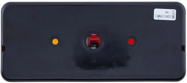 Hella - 2SD998531067 - Rückleuchte Rechteckig, 12/24V, Rot/Orange, Aufschraubbar, 170x64x75mm, Hella
