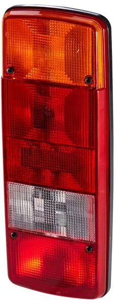 Hella - 2SK003567331 - Rückleuchte Rechteckig, 12/24V, Rot/Orange/Weiß, Aufschraubbar, 343x75x133mm, Hella – Links