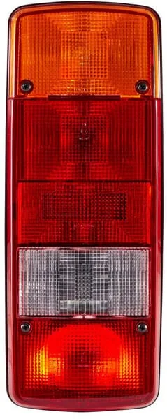 Hella - 2SK003567331 - Rückleuchte Rechteckig, 12/24V, Rot/Orange/Weiß, Aufschraubbar, 343x75x133mm, Hella – Links