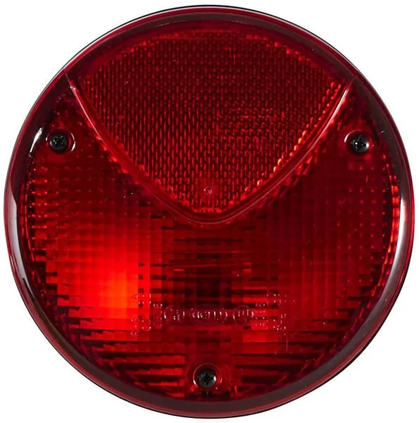 Hella - 2TA964169061 - Bremsleuchte Rund, 12/24V, Rot, Aufschraubbar, Diameter 122,5mm, Hella
