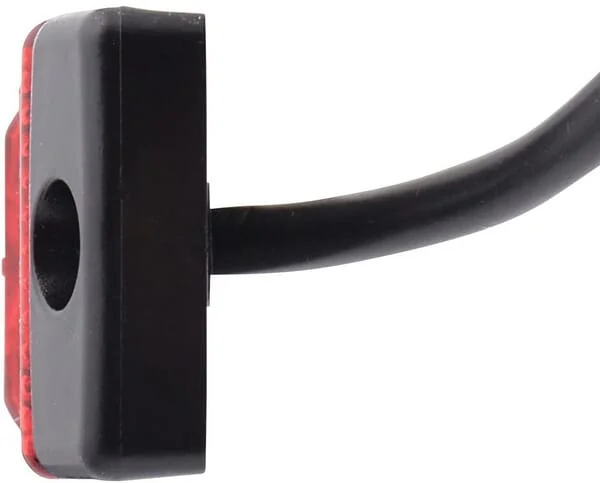 Hella - 2TM008645941 - Markierungsleuchte LED, 1,20W, Rechteckig, 24V, Rot, Aufschraubbar, 130x32x1 LED, Hella