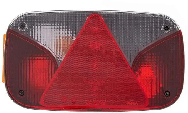Hella - 2VA998232291 - Rückleuchte Links Rechteckig, 12V, Rot/Orange, Aufschraubbar, 247x60x138mm, Hella