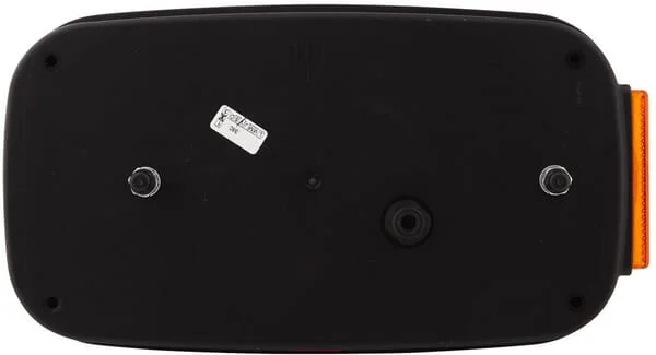 Hella - 2VA998232291 - Rückleuchte Links Rechteckig, 12V, Rot/Orange, Aufschraubbar, 247x60x138mm, Hella