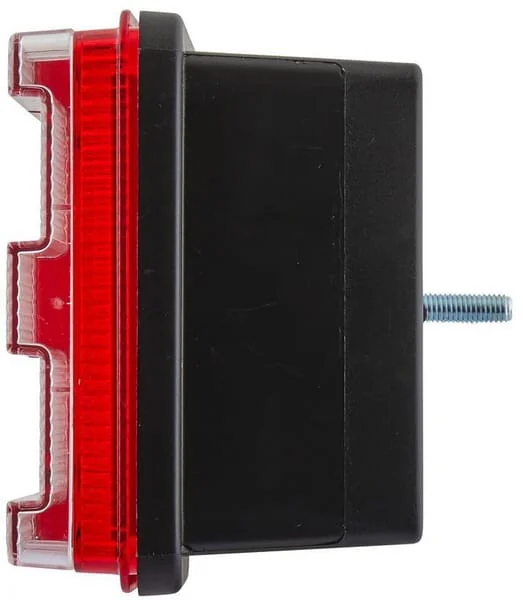 Hella - 2VP008204101 - Rückleuchte Rechts Rechteckig, 12/24V, Bernstein/Transparent/Rot, Aufschraubbar, 465x54x134mm, Hella