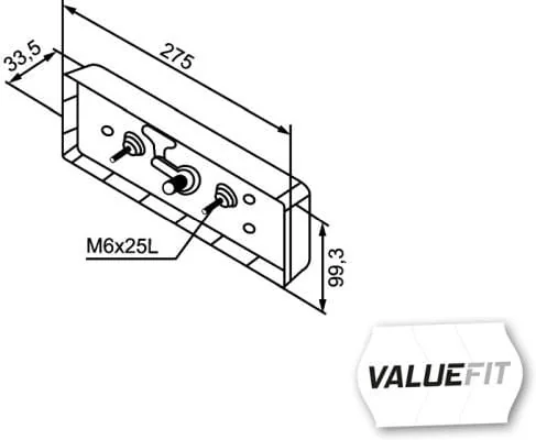 Hella - 2VP357019001 - Rückleuchte LED, Rechteckig, 9/10/30/36V, Rot/Bernstein/Transparent, Aufschraubbar, 275x33,5x99,3mm, 40 LEDs, Hella Valuefit