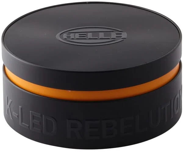 Hella - 2XD455255001 - Drehleuchte LED, 38W, Rund, 12-24V, Bernstein, Aufschraubbar, Diameter 149mm x 60mm, K-LED Rebelution von Hella