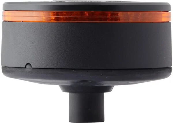 Hella - 2XD455255011 - Rotierende Warnleuchte LED, Rund, 12-24V, Gelb, Mastmontage, Diameter 149mm x 60mm, K-LED Rebelution von Hella