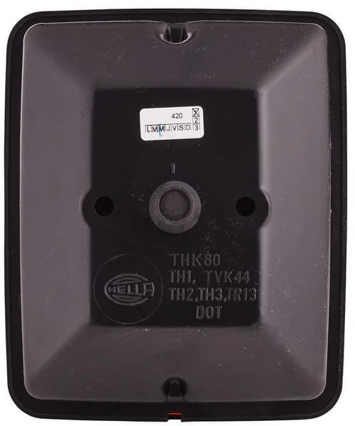 Hella - 2XS003236387 - Begrenzungsleuchte Eckig, 12/24V, Orange, Schraubmontage, Hella