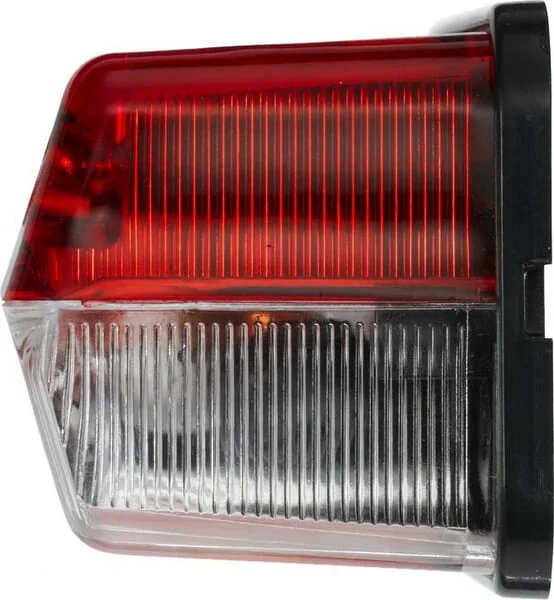 Hella - 2XS005020001 - Begrenzungsleuchte Rechteckig, 24V, Rot/Weiß, Schraubmontage, Hella