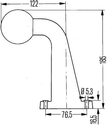Hella - 2XS950071031 - Breitenleuchte