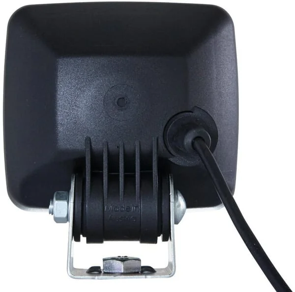 Hella - 2ZR997506391 - Rückfahrscheinwerfer Halogen, Quadratisch, 24V, Transparent/Weiß, Schraubbefestigung, 112x97x102mm AMP-Stecker, Hella