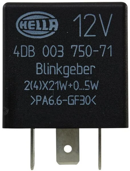 Hella - 4DB003750711 - Blinkrelais, 3-Polig, 12 V
