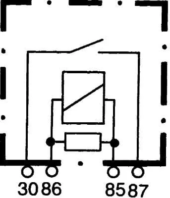Hella - 4RA007957011 - Relais 24V 20A