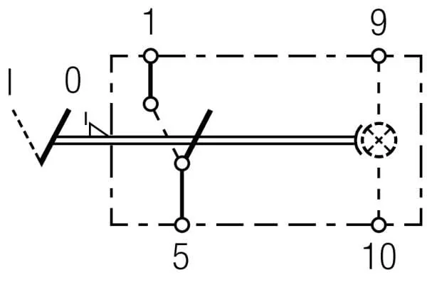Hella - 6EH007832041 - Schalter Mit Verriegelung
