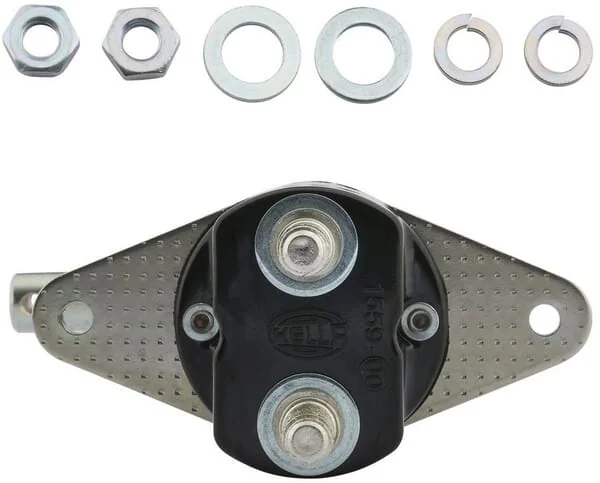 Hella - 6EK001559001 - Batterietrennschalter, 2-Polig, 100A, Oeffner, Hauptschalter
