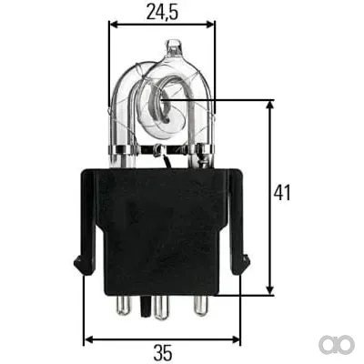Hella - 8GS859634011 - Lampe Xenon 12V 25W