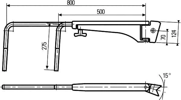 Hella - 8HG501257042 - Halter, Aussenspiegel – Rechts