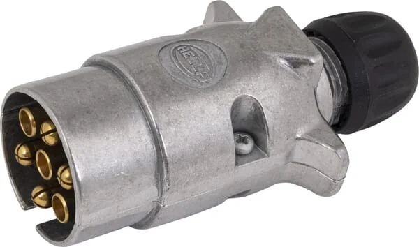 Hella - 8JA001918021 - Stecker 12V 7-Poliger Anschluss Stecker: Schraubkontakt Menge: 25