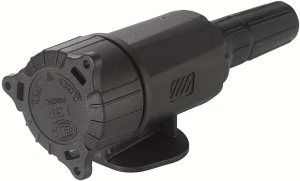Hella - 8JA005951041 - Anhängerstecker 13-Polig, Kunststoff, 12V, Langausführung, Schraubklemmen