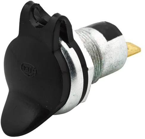 Hella - 8JB001946011 - Steckdose 1-Poliger Anschluss Stecker: Flachsteckanschluss