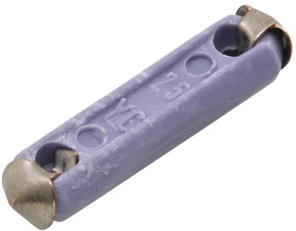 Hella - 8JS091603003 - Sicherung Torpedo 25A Laenge 25mm Blau Packung 100x Hella