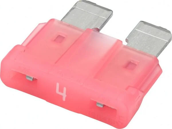 Hella - 8JS711683052 - Sicherung Standard-Flachstecker 32V 4A Laenge 18,6mm Rosa Packung 50x Hella
