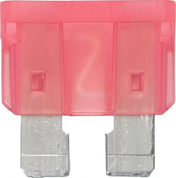 Hella - 8JS711683052 - Sicherung Standard-Flachstecker 32V 4A Laenge 18,6mm Rosa Packung 50x Hella