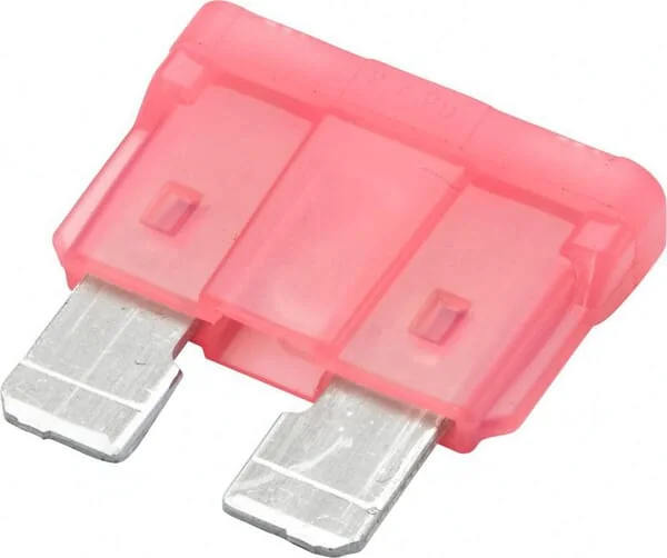 Hella - 8JS711683052 - Sicherung Standard-Flachstecker 32V 4A Laenge 18,6mm Rosa Packung 50x Hella