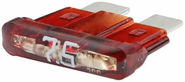 Hella - 8JS711683082 - Sicherung Standard-Flachstecker 12V 7,5A Laenge 18,8mm Braun Packung 10x Hella