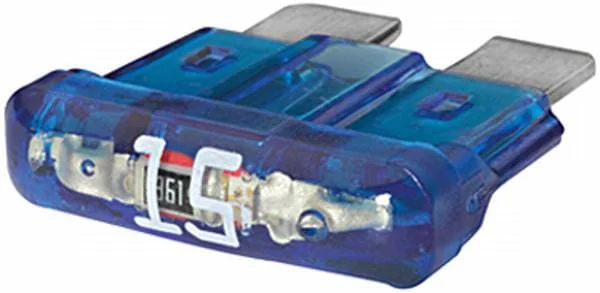 Hella - 8JS711683102 - Sicherung Standard-Flachstecker 12V 15A Laenge 18,8mm Blau Packung 10x Hella