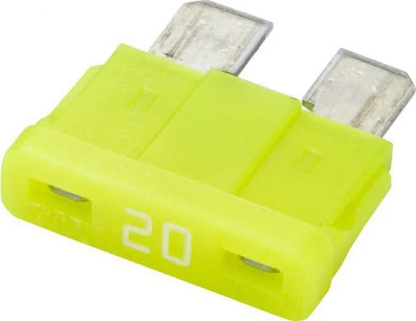 Hella - 8JS711683112 - Sicherung Standard-Flachstecker 12V 20A Laenge 18,8mm Gelb Packung 10x Hella