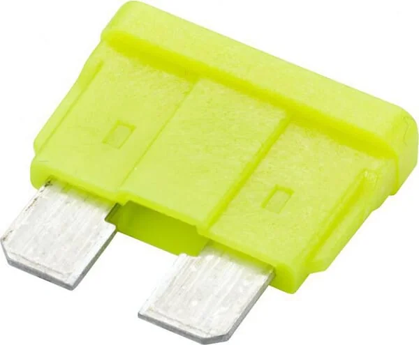 Hella - 8JS711683112 - Sicherung Standard-Flachstecker 12V 20A Laenge 18,8mm Gelb Packung 10x Hella