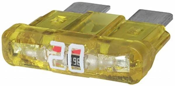 Hella - 8JS711683112 - Sicherung Standard-Flachstecker 12V 20A Laenge 18,8mm Gelb Packung 10x Hella