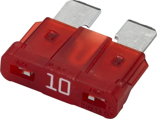 Hella - 8JS711686002 - Standard-Flachsicherung 32V 10A Laenge 18,6mm Rot Packung 50x Hella