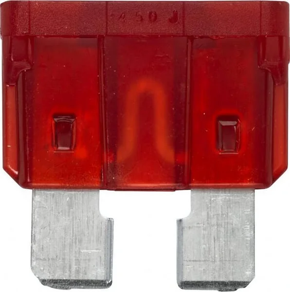 Hella - 8JS711686002 - Standard-Flachsicherung 32V 10A Laenge 18,6mm Rot Packung 50x Hella