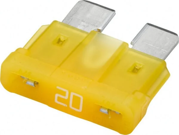 Hella - 8JS711688002 - Standard-Flachsicherung 32V 20A Laenge 18,6mm Gelb Packung 50x Hella